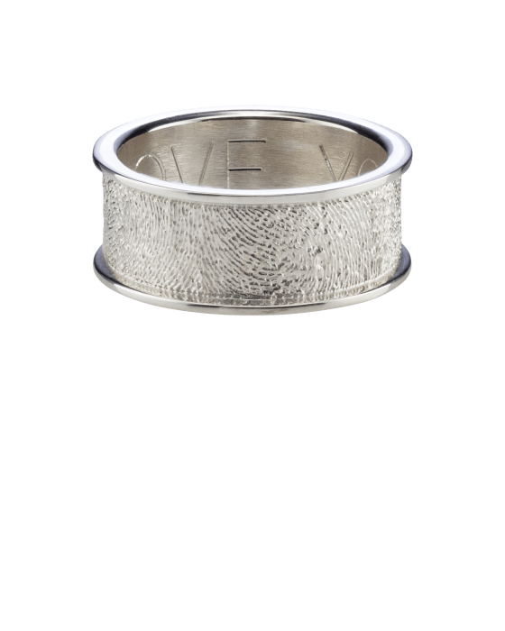 Heirloom Ring Fingerprint White Gold Keepsake